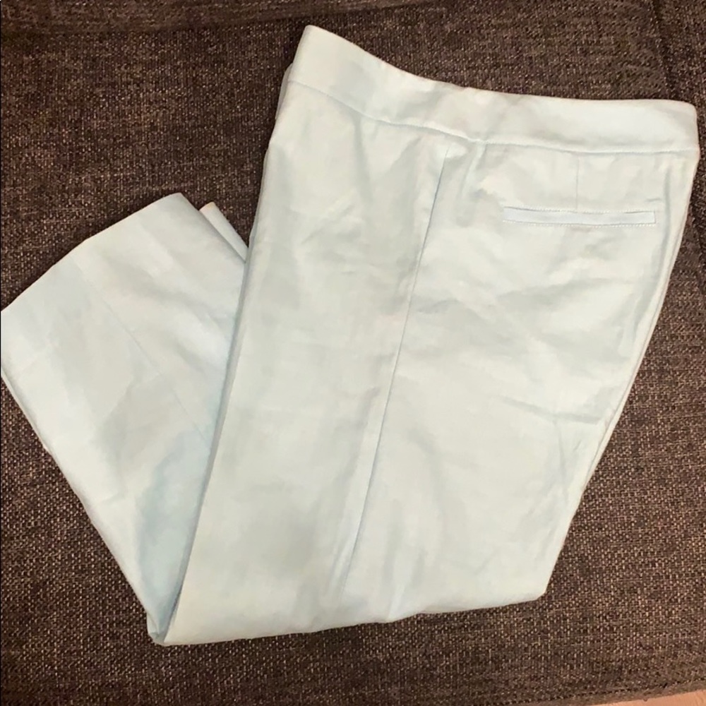 Women’s teal Gianni bini crop pants size 4